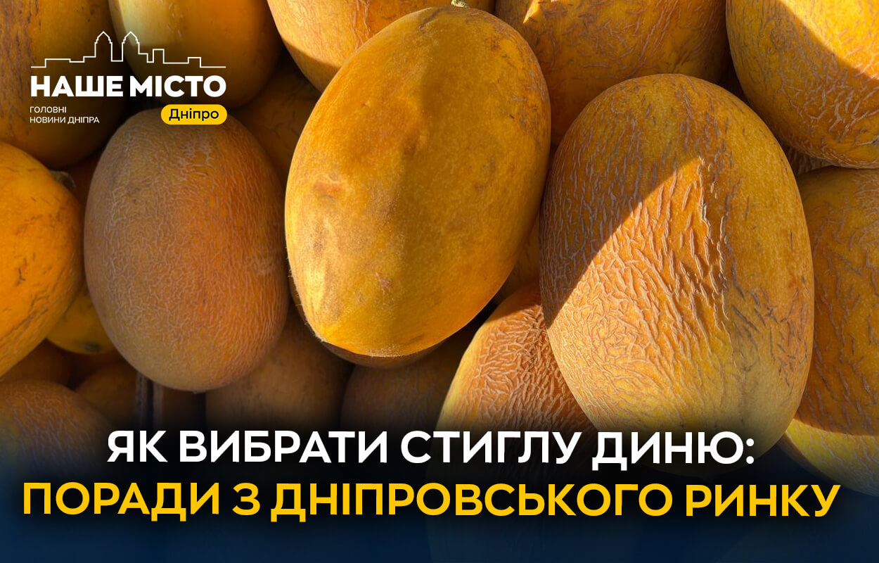 Як вибрати найсолодшу диню у Дніпрі: корисні поради