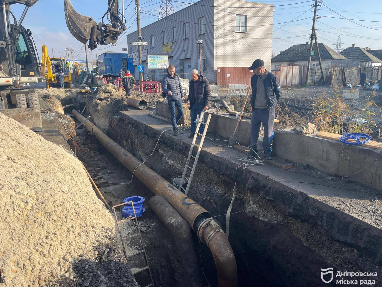 Аварійні роботи у Дніпрі: Водопостачання відновлять невдовзі