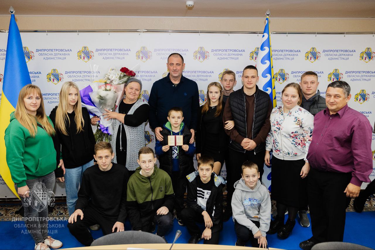 У Дніпропетровській області 22 жінки отримали звання «Мати-героїня»
