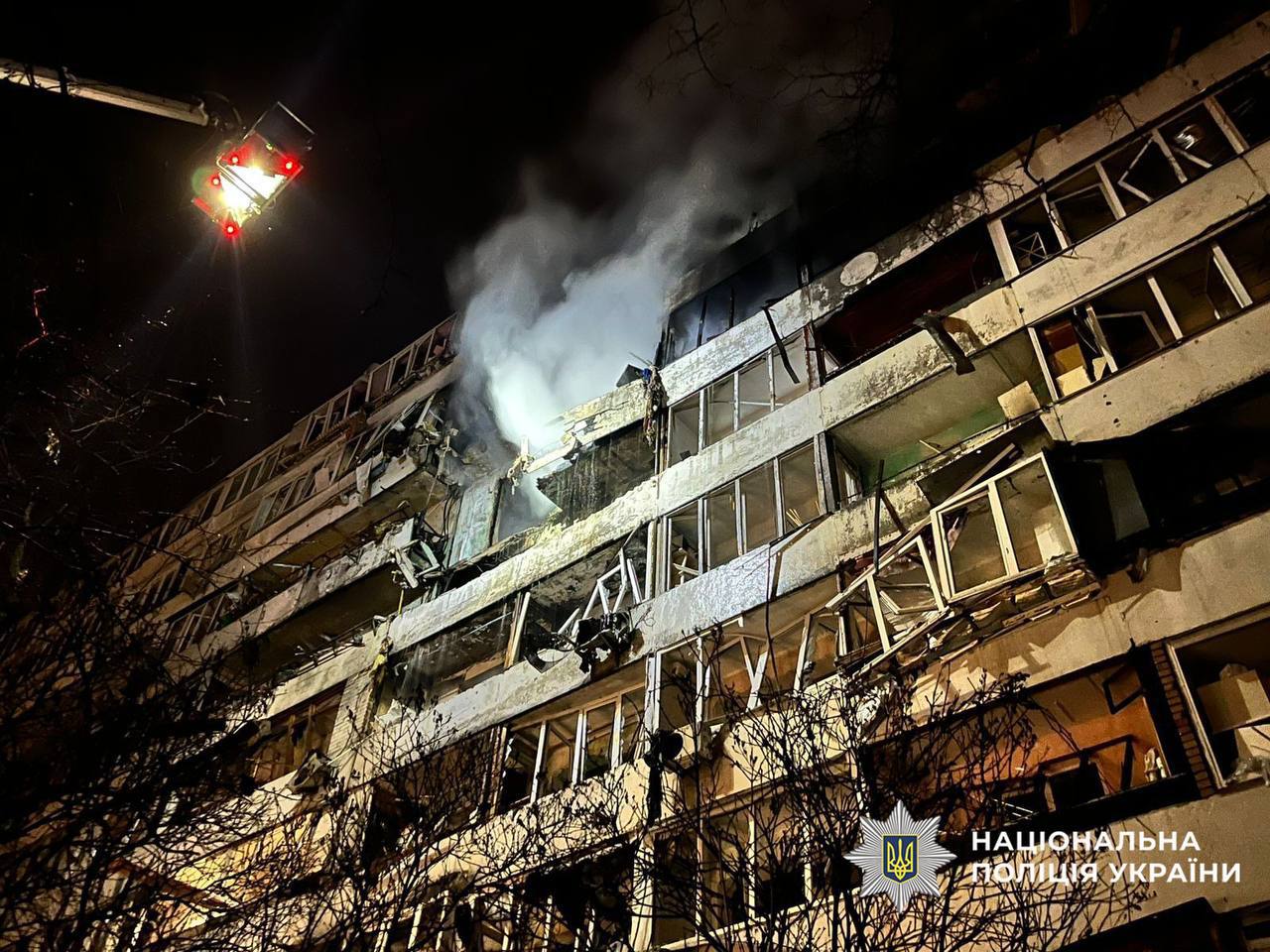 Нічний обстріл Києва: наслідки для місцевих жителів