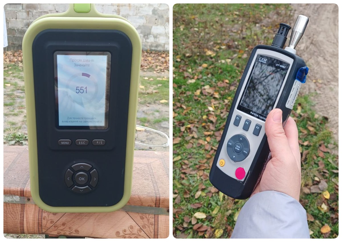 Перевірка якості повітря у Дніпрі: результати замірів