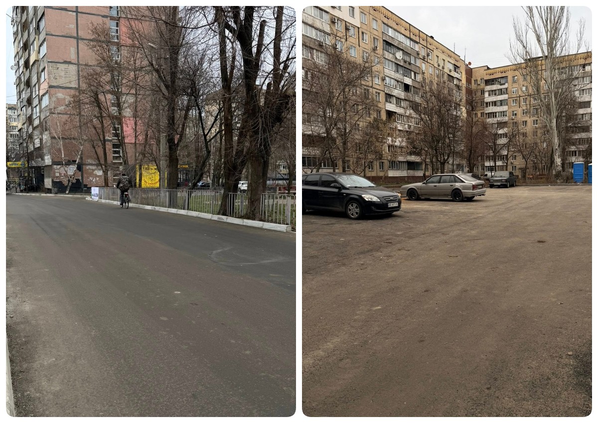 У Дніпрі завершили реконструкцію доріг на Калинівському масиві