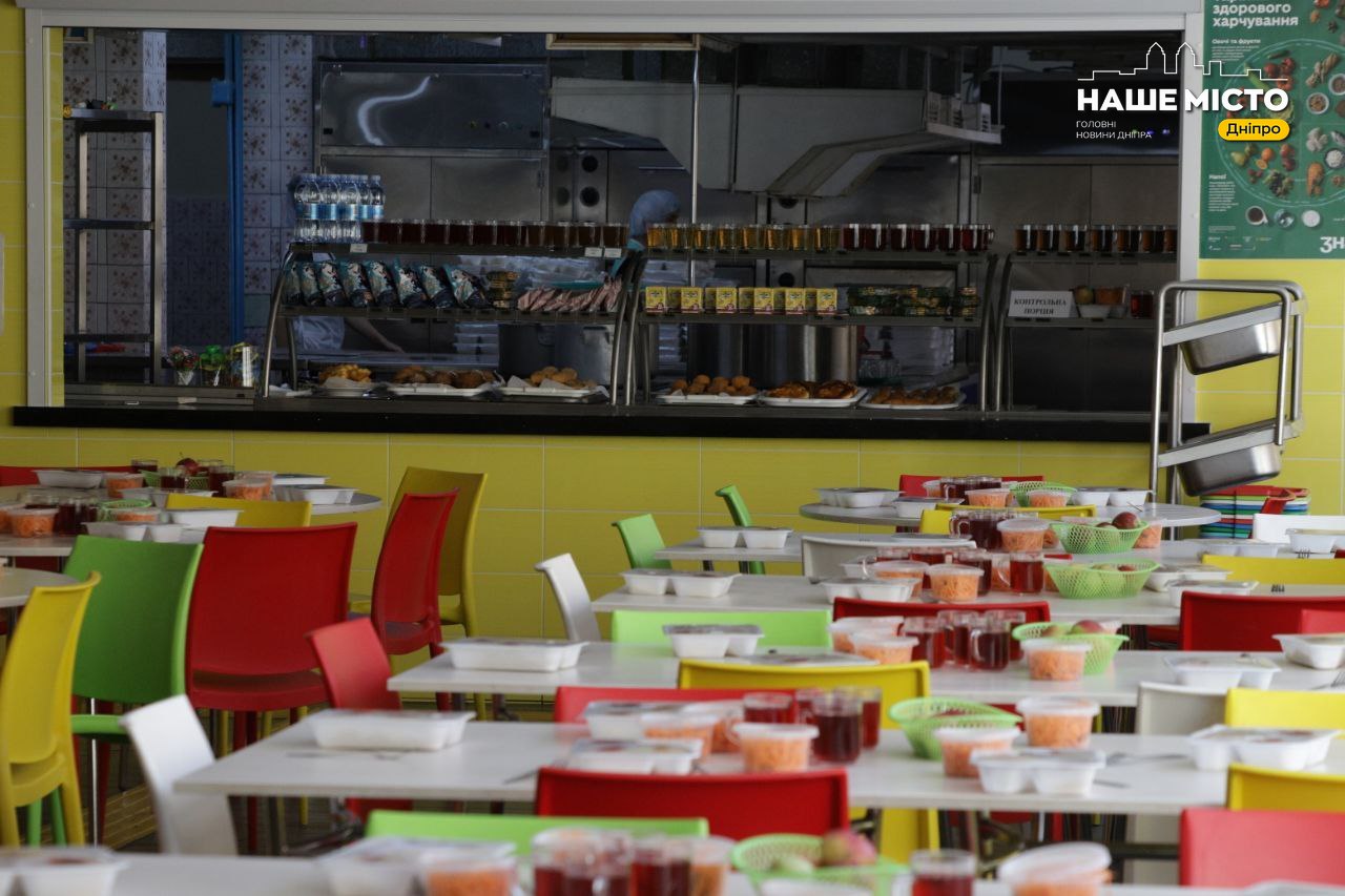 Контроль шкільного харчування в Дніпрі