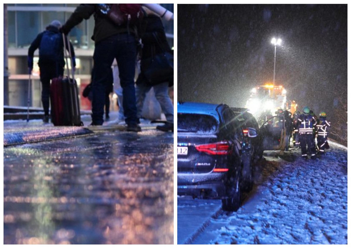 Німеччина у крижаному облозі: транспортні зупинки через чорний лід