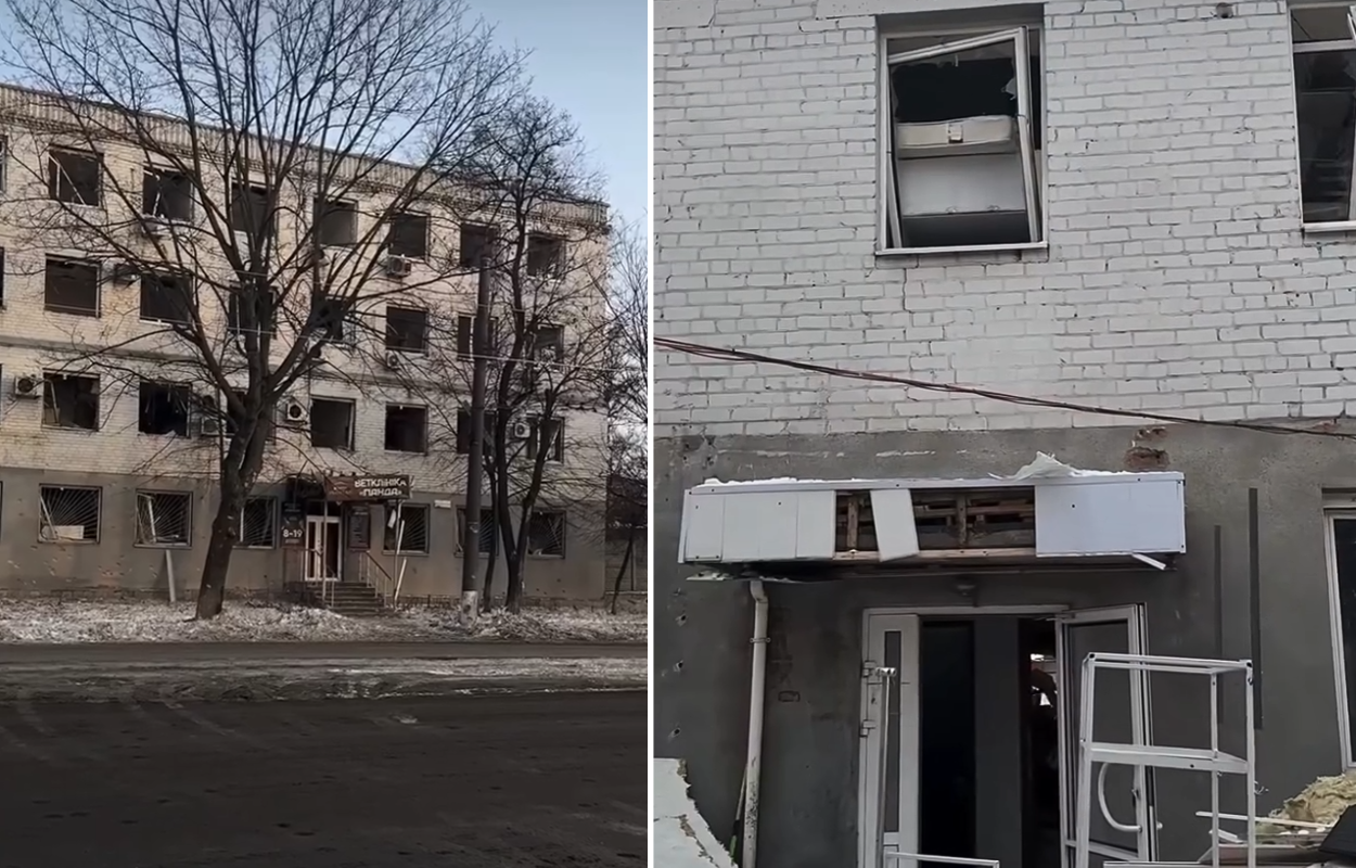 Ворожа атака пошкодила ветклініку в Дніпрі