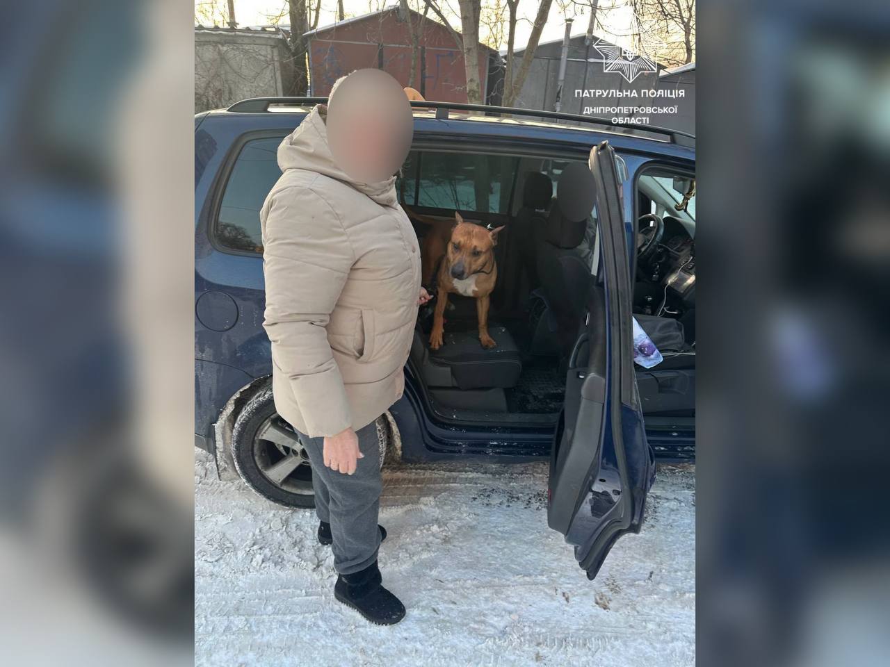 У Дніпрі патрульні врятували зниклого песика та повернули його власниці