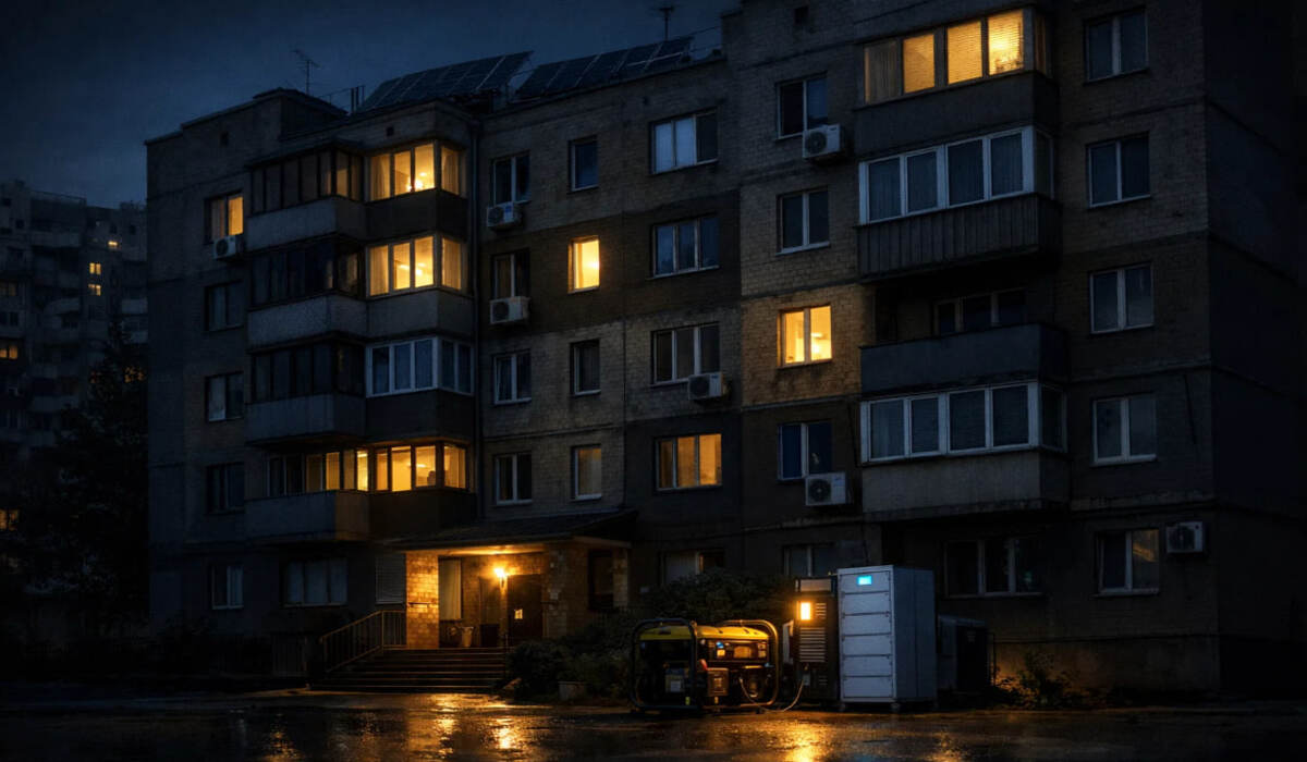 Програма «СвітлоДім»: автономне електроживлення для багатоквартирних будинків