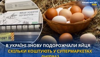 Ціни на яйця у Дніпрі знову зросли: актуальні цифри